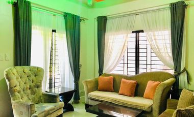 4 BEDROOMS FULLY FURNISHED HOUSE FOR RENT IN SANTO DOMINGO, ANGELES CITY PAMPANGA NEAR CLARK