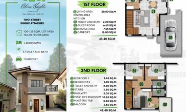 Alexa Heights Toledo Subdivision(2-Storey Single Attached) Pre-selling Unit