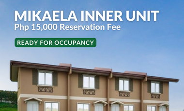 Camella Palo Brgy. Arado, 2-Bedroom Townhouse Ready for Occupancy Mikaela Unit House For Sale