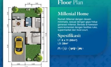 Rumah Millenial Home Manyar Gresik