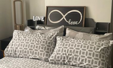 Fully-furnished 1BR condo for rent in Tulip Gardens, Southwoods City