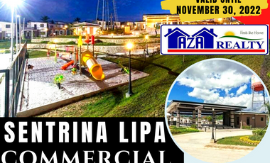 68sqm. Sentrina Lipa Commercial Lot For Sale in Batangas