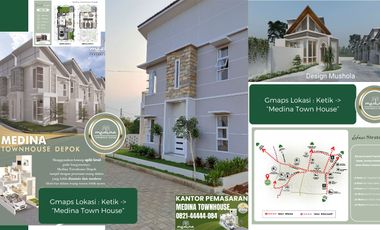 Rumah Minimalis 2 Lantai Termurah Cluster Medina Townhouse Depok Margonda Pancoran Mas Kota Depok Bebas Banjir Dekat Stasiun Depok Lama Dekat Stasiun