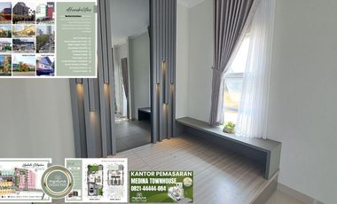 Rumah Minimalis 2 Lantai Termurah Cluster Medina Townhouse Depok Margonda Pancoran Mas Kota Depok Bebas Banjir Dekat Stasiun Depok Lama Dekat Stasiun