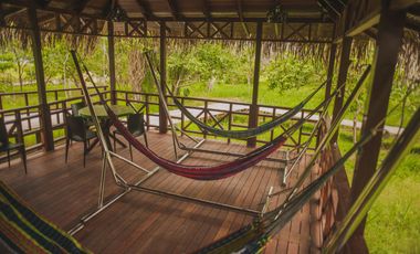 Vendo Hotel Negocio en Marcha Eco Lodge 49.25 Ha CASHIBOCOCHA PUCALLPA PERU