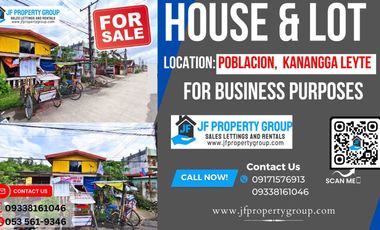 House and Lot for Sale - Poblacion Kananga - Best Area for Business