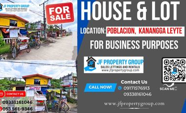 House and Lot for Sale - Poblacion Kananga - Best Area for Business