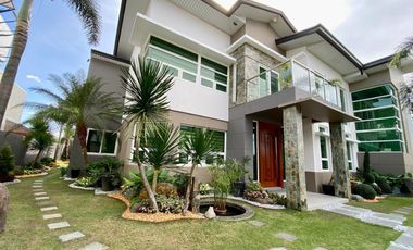 6 BEDROOMS FULLY FURNISHED SPACIOUS HOUSE WITH POOL FOR RENT IN AMSIC, ANGELES CITY PAMPANGA NEAR CLARK