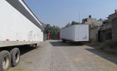 Rento Terreno en Tláhuac desde 3,000 hasta 15 mil m2 Resguardo de Maquinaria o Vehiculos,