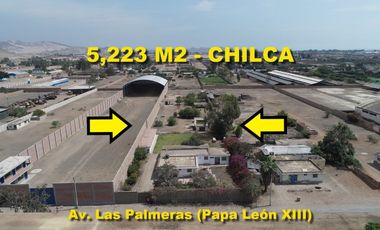 Venta de Local terreno semi industrial en CHILCA - PAPA LEÓN XIII de 5,223 m2