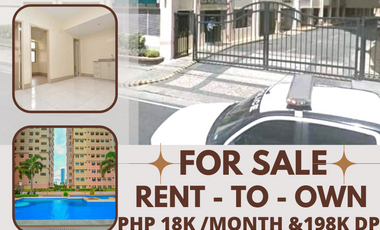 198k++ Spot Dp Lipat Agad agad in 1-2 Months - 18k++ Monthly -  2BR Condominium sa San Juan Manila - Pet Friendly Community- Rent To own -Easy Moved-In - Prime & Accessible Location - \