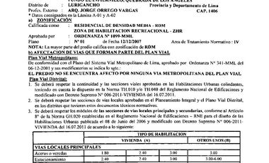 Terreno en Ñaña 28,000 m2