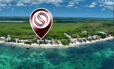 Departamento con Club de playa frente al mar, Alberca, gym y Salón de eventos, en   Costa mujeres, Cancun.