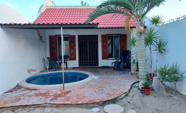 CASA AMUEBLADA EN CHICXULUB PUERTO A 180 METROS DEL MAR