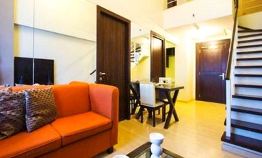 A FULLY FURNISHED 2 BEDROOM UNIT FOR RENT IN THE FORT RESIDENCES