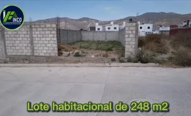 Lote Bardeado de 248 M²en Venta, Azoyatla, Mineral de La Reforma, Hidalgo.