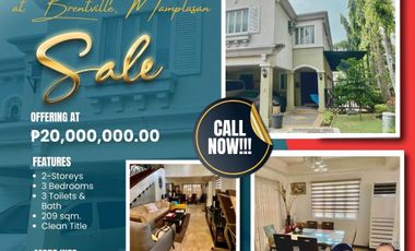 3-Bedroom Townhouse For Sale at Prominence 2 Brentville, Mamplasan Laguna