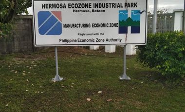 FOR SALE! 10,254 sqm Corner Industrial Lot at Hermosa Ecozone Industrial Park, Bataan