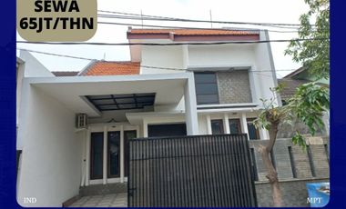 Jual Sewa Rumah Full Furnish Rungkut Surabaya Timur dkt Panjang Jiwo Nginden Jemursari