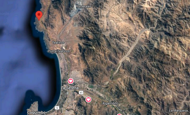 Parcela en  El Arrayán Costero, a 15 minutos desde La Serena. Preciosa vista al mar. $22 millones