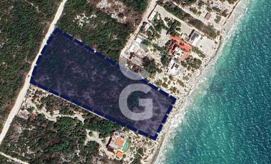 Terreno en Venta en Cancún en Playa Isla Blanca con Vista al Mar