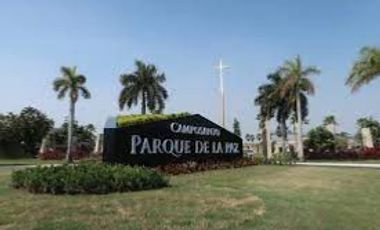 La Aurora, Venta lote doble ubicado en Parque de la Paz (J Luna)