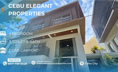 Stunning 4BR House in Prime Lahug, Cebu City - Spacious, Semi-Furnished with Balcony and Carport - Invest at 21M