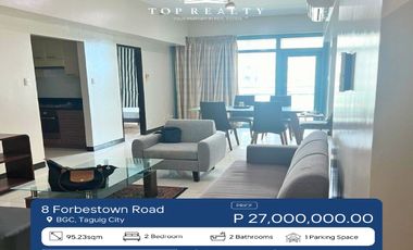 Condo for Sale in BGC, Fort Bonifacio, Taguig at 8 Forbestown Road