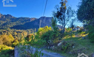 TERRENO CON VISTA PANORÁMICA HACIA LAS ROCAS LA TANDA EN MINERAL DEL CHICO