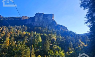 TERRENO CON VISTA PANORÁMICA HACIA LAS ROCAS LA TANDA EN MINERAL DEL CHICO
