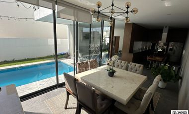 CASA EN RENTA, EL MOLINO RESIDENCIAL, AMUEBLADA, ALBERCA, 5 REC CON VESTIDOR Y BAÑO