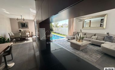 CASA EN RENTA, EL MOLINO RESIDENCIAL, AMUEBLADA, ALBERCA, 5 REC CON VESTIDOR Y BAÑO