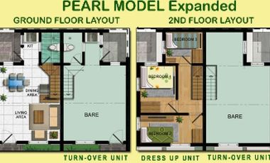 The 2-Bedroom Townhouse in Pearl Residences in Tanza