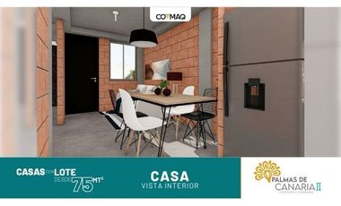 VENTA DE CASAS PALMAS DE CANARIAS DOS APLICA SUBSIDIO MI CASA YA