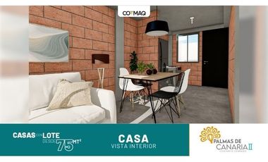 VENTA DE CASAS PALMAS DE CANARIAS DOS APLICA SUBSIDIO MI CASA YA