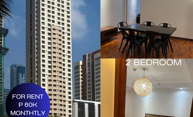 Fully Furnished 2 bedroom for rent in BSA TOWER RESIDENCES Makati