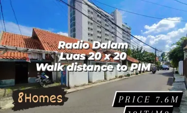 Rumah Luas 400 Hitung Tanah Radio Dalam 2 Menit to PIM Pondok Indah