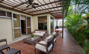 Samborondon, Renta Linda Casa 3 Dorm. Full Amoblada