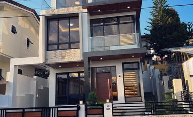 FOR SALE SEMI FURNISHED 3 STOREY HOUSE WITH OVERLOOKING VIEW IN TALISAY CEBU
