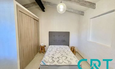 LOFT AMUEBLADO EN RENTA I RESIDENCIAL SAN CARLOS I ACCESO CONTROLADO I TIPO CAMPESTRE I AREA VERDE Y VIGILANCIA