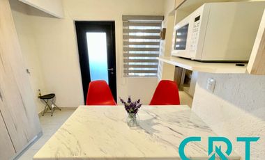 LOFT AMUEBLADO EN RENTA I RESIDENCIAL SAN CARLOS I ACCESO CONTROLADO I TIPO CAMPESTRE I AREA VERDE Y VIGILANCIA