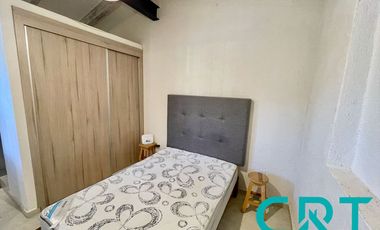 LOFT AMUEBLADO EN RENTA I RESIDENCIAL SAN CARLOS I ACCESO CONTROLADO I TIPO CAMPESTRE I AREA VERDE Y VIGILANCIA