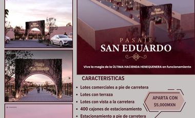 Oportunidad Única en Mérida: Preventa de Terrenos Comerciales Premium a Pie de Carretera con Terraza y Vistas, Desde $2,999 MXN al Mes