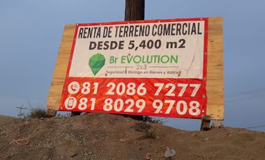 TERRENO COMERCIAL EN RENTA EN PESQUERIA NL, AV PRINCIPAL, ESQUINA DESDE 5400 M2