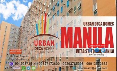 Affordable PAG-IBIG Rent-to-Own Condo near R. Papa LRT Station - Your Urban Lifestyle Starts at Urban Deca Manila