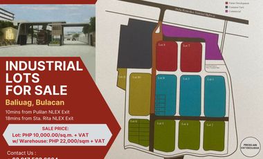 Industrial Lot for Lease in Baliuag Bulacan