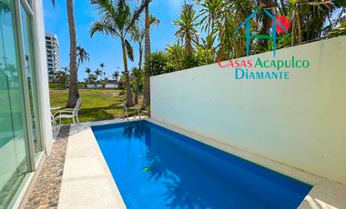 Casa en renta vacacional con alberca privada y vista al campo de golf