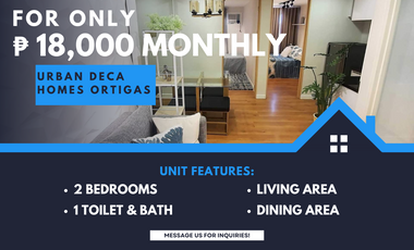 Rent to Own 2BR Condo in Ortigas  with ₱10k Lipat Promo!!