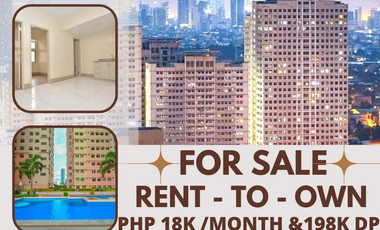 18,000 Monthly  -  2BR Condominium in San Juan Manila - Pet Friendly- Rent To own -Easy Moved-In - Prime & Accessible Location - 5% Discount