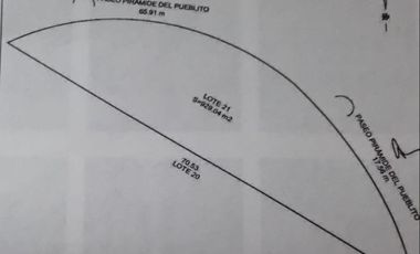 TERRENO COMERCIAL EN RENTA EN FRACCIONAMIENTO PIRAMIDES